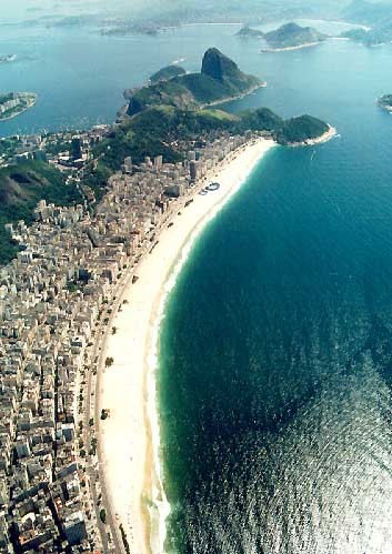 Photo:  Copacabana Beach, Rio de Janeiro, Brazil 